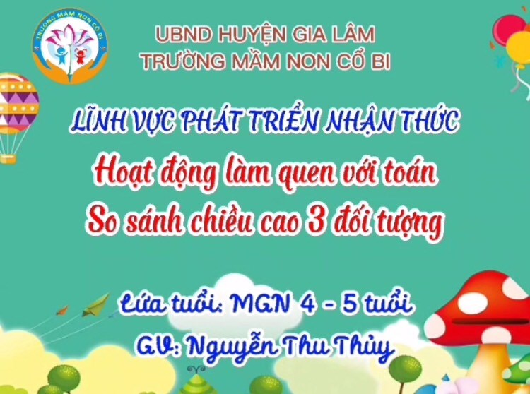 Lĩnh vực phát triển nhận thức